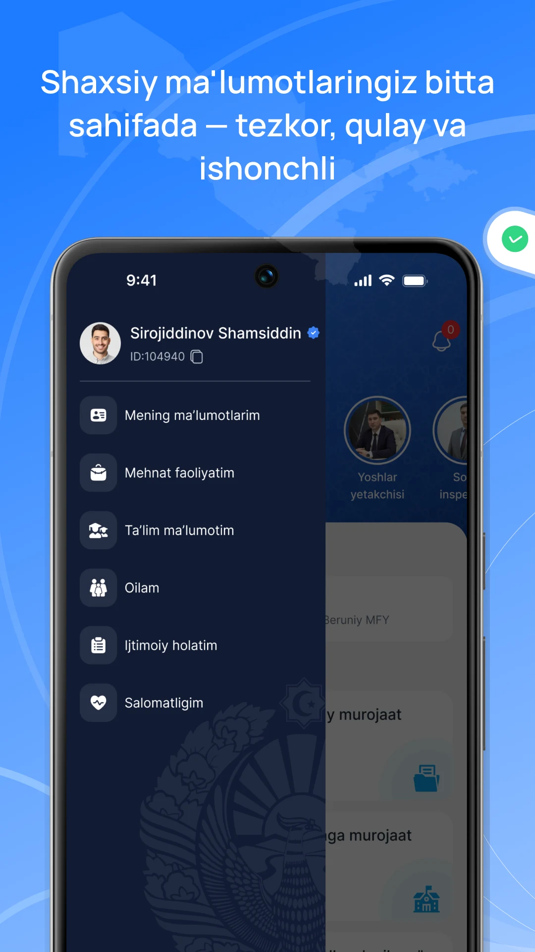 Raqamli Mahalla screenshot